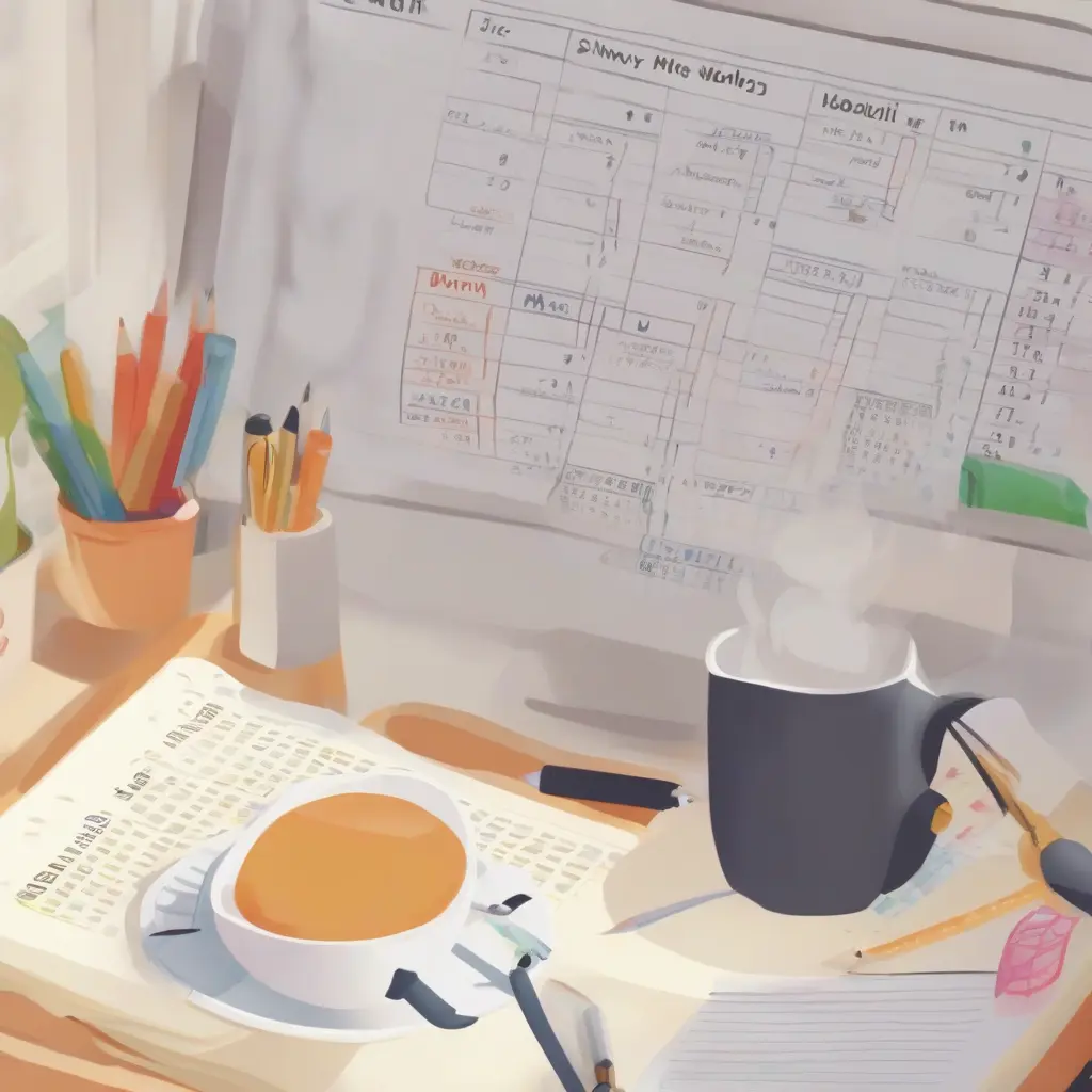 Establishing a Daily Routine with a Morning Study Timetable